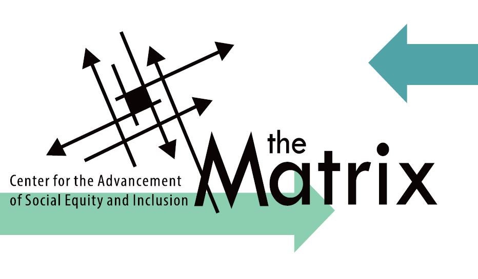 logo for the matrix center for the advancement of social equity and inclusion